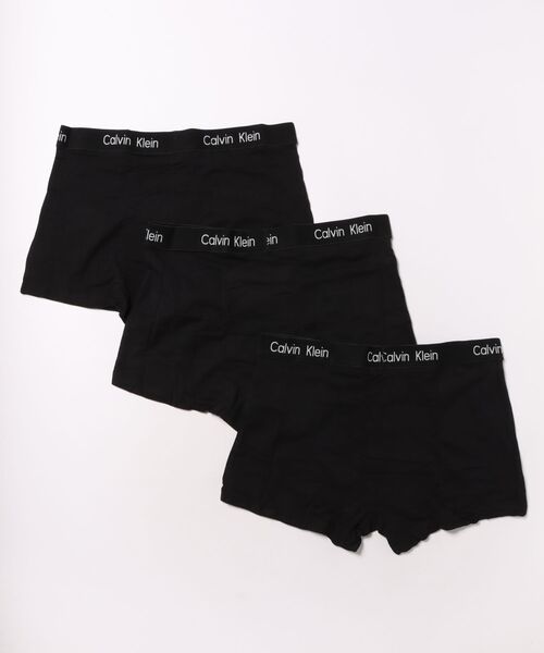 セール】【CALVIN KLEIN】 カルバンクライン Low Rise Trunk 3pk BLK