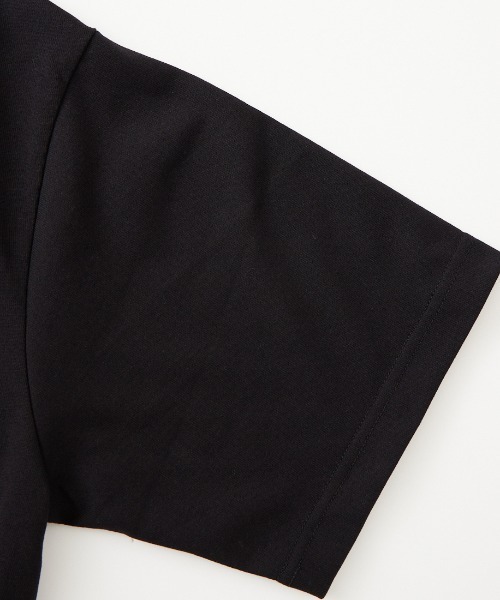 THOUSAND MILE（サウザンドマイル）の「[THOUSAND MILE/サウザンドマイル] ワンポイント刺繍ロゴ ショートスリーブTシャツ（Tシャツ/カットソー・レディース・ホワイト/ブラック・M/L）」の5枚目の写真