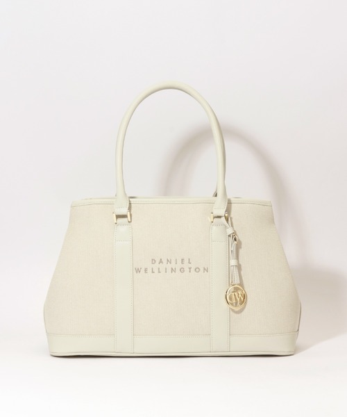 Daniel Wellington(ダニエルウェリントン)の「ダニエルウェリントン Iconic cavas トートバッグL(トートバッグ・レディース・ブラック/ネイビー/グリーン/ブラウン/ホワイト・FREE)」の1枚目の写真