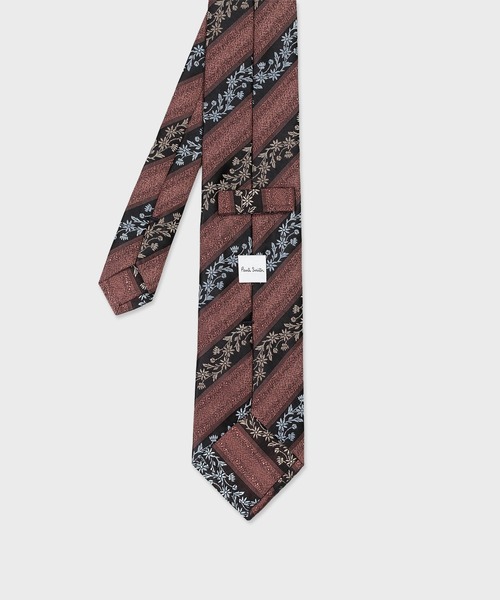 ボタニカルストライプ タイ【160144 552MT】（ネクタイ）｜Paul Smith