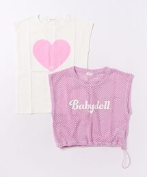 BABYDOLL | メッシュレイヤードTシャツ 1538K(Tシャツ/カットソー)