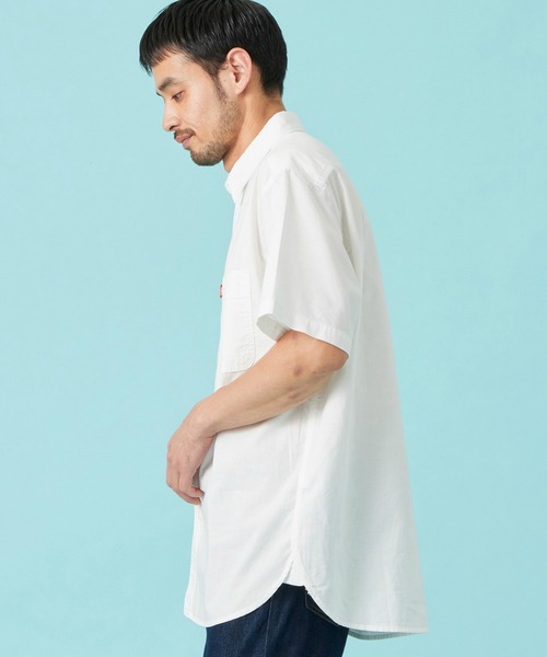 EDWIN（エドウィン）の「EDWIN エドウィン ワークシャツ デニム 半袖（シャツ/ブラウス・メンズ・インディゴブルー/ライトインディゴブルー/ホワイト・MEDIUM/X-LARGE/LARGE）」の21枚目の写真