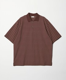 <Steven Alan> ツイスト ボーダー ポロシャツ
