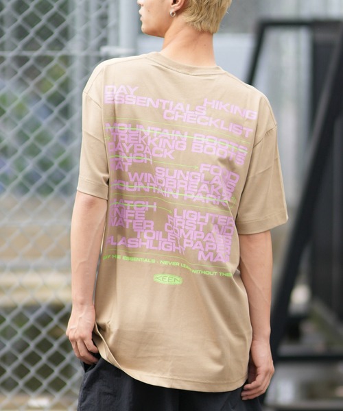 KEEN(キーン)の「KEEN/キーン メンズ 半袖 Tシャツ バックプリント オーバーサイズ 1032482/1032495/1032496(Tシャツ/カットソー・メンズ・ブラック/カーキブラウン/ホワイト・S/XL/L/M)」の3枚目の写真