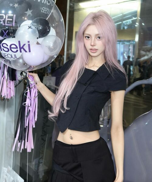 Miseki SEOUL(ミセキソウル)の「サイドプリーツラインミディスカート ブラック(スカート・レディース・その他・1/2)」の7枚目の写真