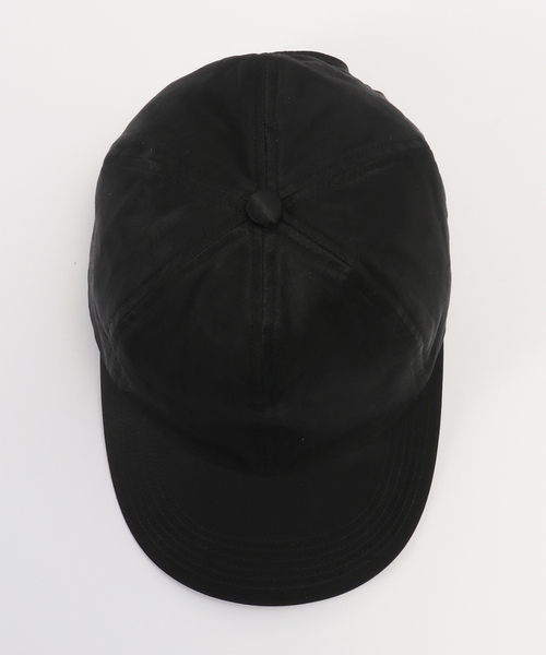 KIJIMA TAKAYUKI（キジマ　タカユキ）の「KIJIMA TAKAYUKI SATIN 6PANEL CAP WYYY261242：キャップ（キャップ・レディース・ブラック・FREE）」の7枚目の写真
