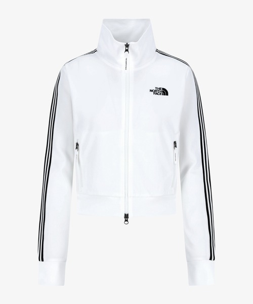 THE NORTH FACE(ザノースフェイス)の「【韓国限定・日本未入荷】 THE NORTH FACE W'S TNF TRACK JACKET / ノースフェイス TNFトラックジャケット ショート丈 薄手 レディース(ブルゾン・レディース・ブラック/オフホワイト/ライトピンク・L/M/S)」の4枚目の写真