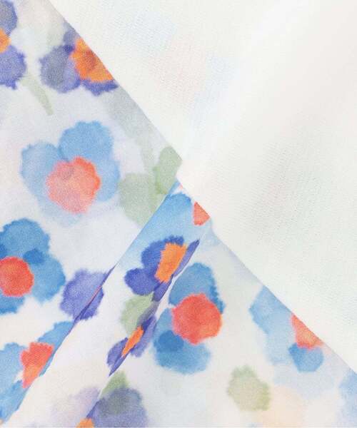 sense of wonder(センスオブワンダー)の「花柄キリカエチュニック(チュニック・キッズ・オフホワイト/ピンク・90cm/80cm/130cm/120cm/110cm/100cm)」の7枚目の写真