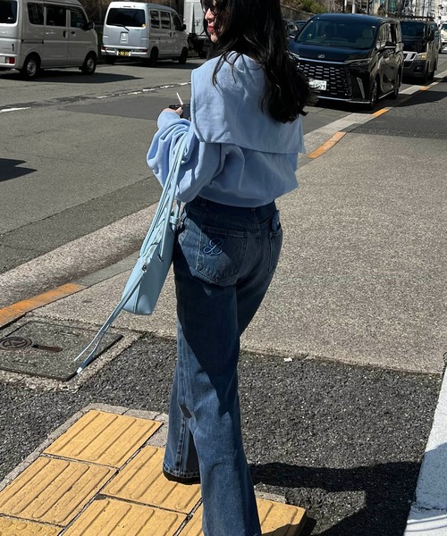 BLUE×PALANG（ブルーパラン）の「SET HALF ZIP SWEAT（スウェット・レディース・ブルー・FREE）」の13枚目の写真