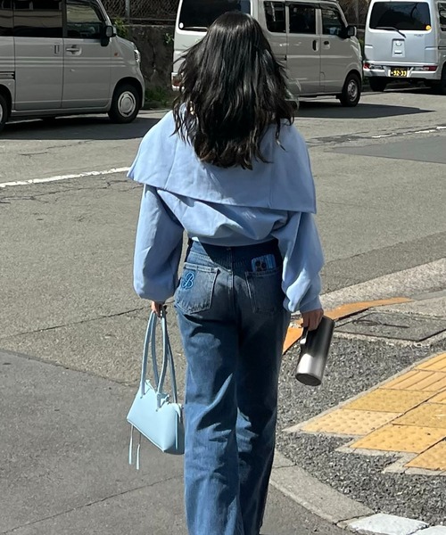 BLUE×PALANG（ブルーパラン）の「SET HALF ZIP SWEAT（スウェット・レディース・ブルー・FREE）」の16枚目の写真
