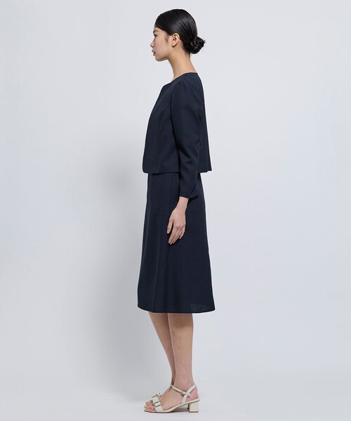 TOCCA（トッカ）の「BRIGHT BREEZE ジャケット（ノーカラージャケット・レディース・アイボリー系/ネイビー系・0/2/4/6）」の9枚目の写真