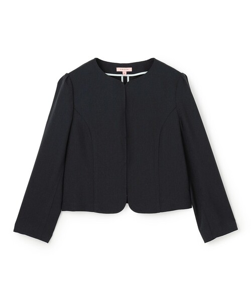 TOCCA（トッカ）の「BRIGHT BREEZE ジャケット（ノーカラージャケット・レディース・アイボリー系/ネイビー系・0/2/4/6）」の12枚目の写真