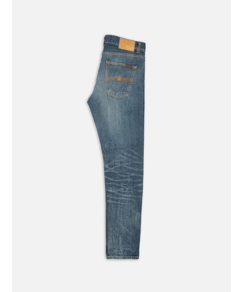 Nudie Jeans（ヌーディージーンズ）の「Nudie Jeans/ヌーディージーンズ Lean Dean / スリムテーパードジーンズ / Salty Tracks / レングス30（デニムパンツ・メンズ・ライトインディゴブルー・28/29/30/31/32/33/34/36）」の6枚目の写真