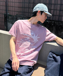 NICE GHOST CLUB | TORNADO LOGO PIGMENT TEE_PINK(NG2GMUT500A)(Tシャツ/カットソー)