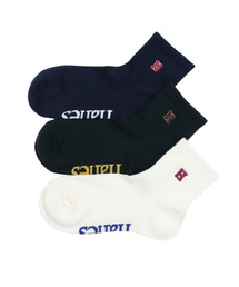 HANES（ヘインズ）の「【Hanes/ヘインズ】キッズ 【3足組】Hanes originals ショートレングスソックス（ソックス/靴下）」