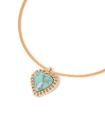 BAYFLOW（ベイフロー）の「ハートコンチョ風コードネックレス（ネックレス）」