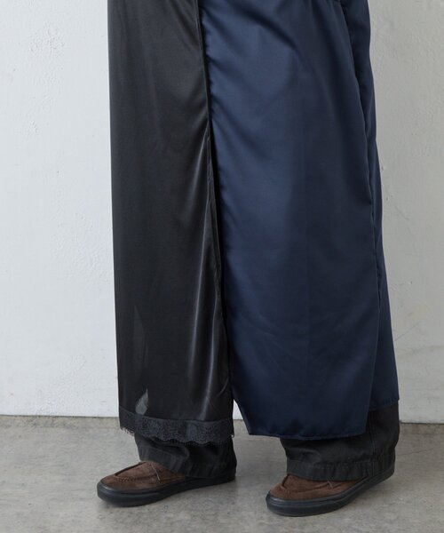 etsinta（エシンタ）の「【etsinta】リメイクサテンteeワンピ（ワンピース・レディース・チャコールグレー・ONE SIZE）」の16枚目の写真