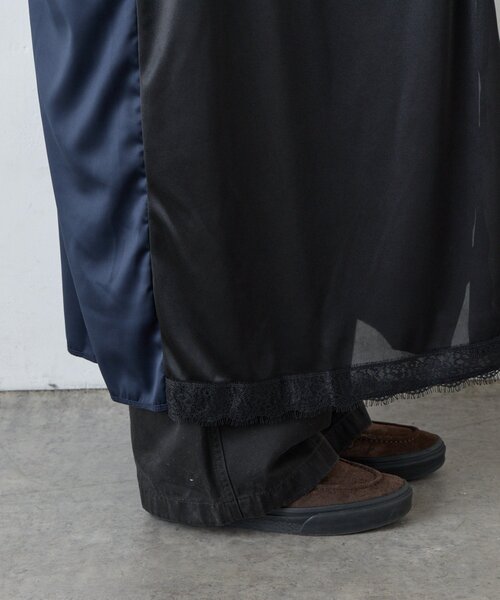 etsinta（エシンタ）の「【etsinta】リメイクサテンteeワンピ（ワンピース・レディース・チャコールグレー・ONE SIZE）」の15枚目の写真