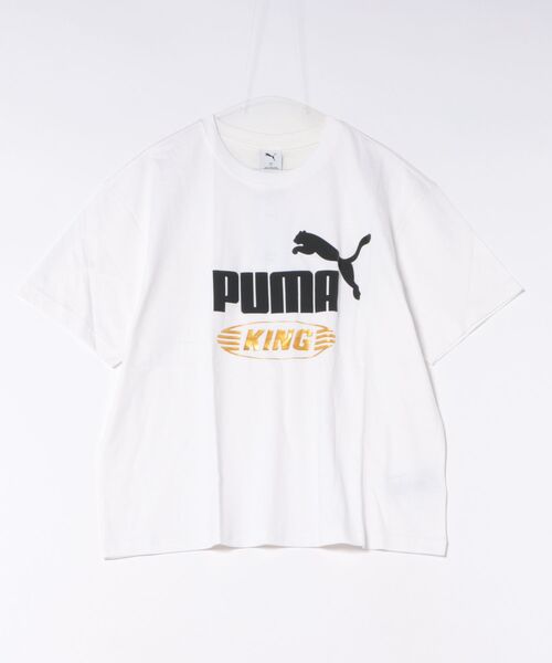 PUMA(プーマ)の「PUMA ウェア プーマウェア M F.P.ARCHIVE KING RELAXED TEE ショートスリーブ 636821 02WH(Tシャツ/カットソー・メンズ・ホワイト・X-LARGE/MEDIUM/SMALL/LARGE)」の1枚目の写真