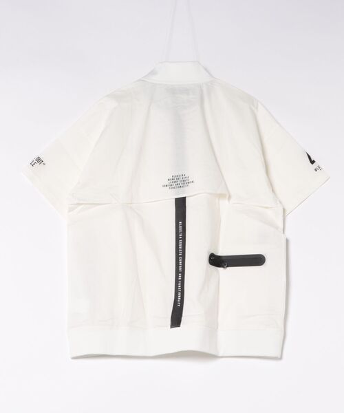 LUXE/R GOLF(ラグジュ ゴルフ)の「(RM)【LUXE/R GOLF】ストレッチ クロス ハーフジップ プルオーバー 半袖 シャツ(Tシャツ/カットソー・メンズ・ブラック/ホワイト/ベージュ/ダークグレー・LARGE/X-LARGE/MEDIUM)」の5枚目の写真