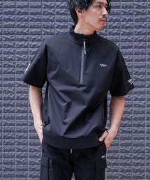 LUXE R GOLF（ラグジュ ゴルフ）の「(RM)【LUXE R GOLF】ストレッチ クロス ハーフジップ プルオーバー 半袖 シャツ（Tシャツ/カットソー）」