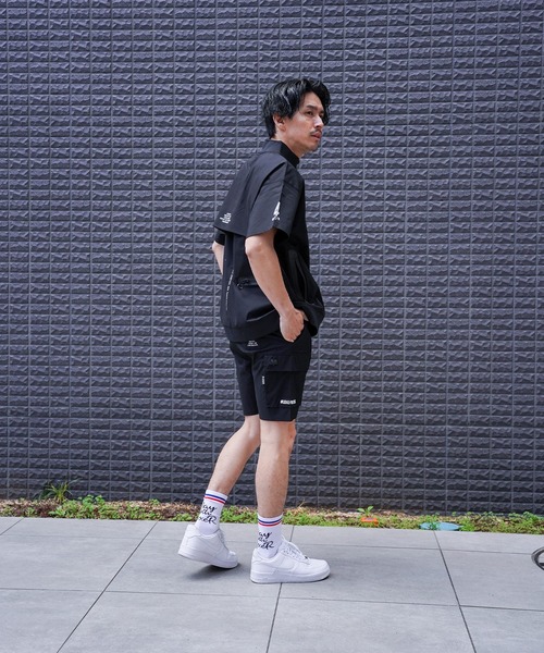 LUXE/R GOLF(ラグジュ ゴルフ)の「(RM)【LUXE/R GOLF】ストレッチ クロス ハーフジップ プルオーバー 半袖 シャツ(Tシャツ/カットソー・メンズ・ブラック/ホワイト/ベージュ/ダークグレー・LARGE/X-LARGE/MEDIUM)」の21枚目の写真