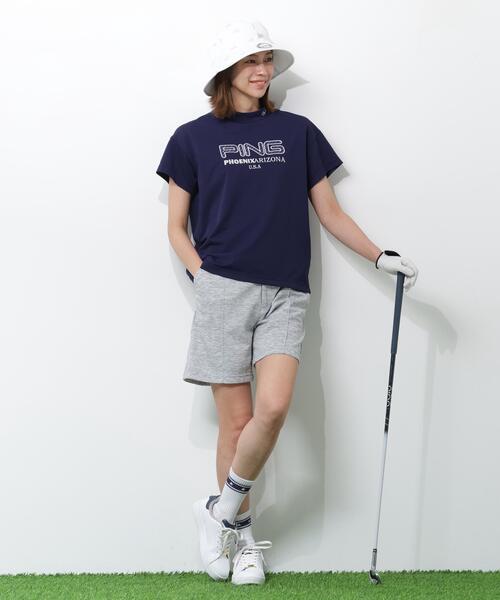 PING(ピン)の「【PING APPAREL】全方向ストレッチダブルフェイスドライミックスアイストーンショートパンツ <NATIVE> (LADIES)(その他パンツ・レディース・ホワイト/ネイビー/グレー/ブルー・L/LL/XS/S/M)」の7枚目の写真