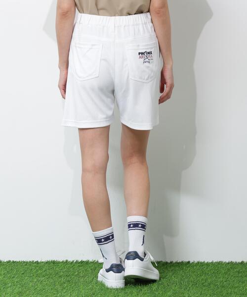 PING(ピン)の「【PING APPAREL】全方向ストレッチダブルフェイスドライミックスアイストーンショートパンツ <NATIVE> (LADIES)(その他パンツ・レディース・ホワイト/ネイビー/グレー/ブルー・L/LL/XS/S/M)」の11枚目の写真