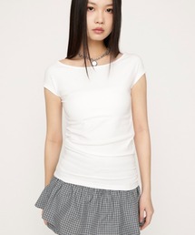 SLY(�X���C)��B/N COMPACT TOPS �{�[�g�l�b�N�R���p�N�g�g�b�v�X �t�� �ĕ�(T�V���c/�J�b�g�\�[)