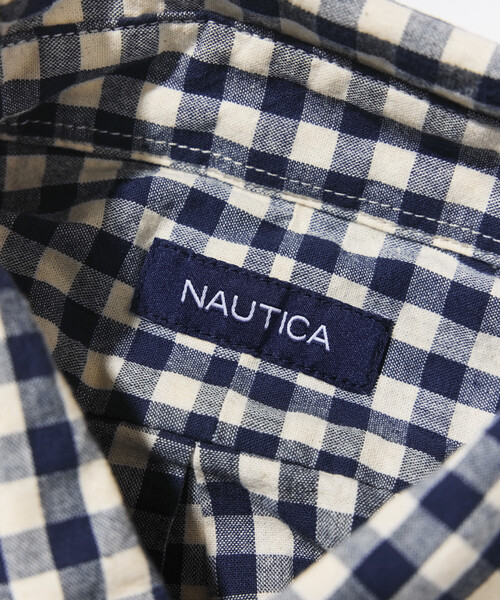 NAUTICA（ノーティカ）の「NAUTICA/ノーティカ ワンウォッシュ ギンガムチェック ロングスリーブ BDシャツ（シャツ/ブラウス・メンズ・ブラック/ネイビー/レッド・LARGE/MEDIUM/X-LARGE）」の8枚目の写真