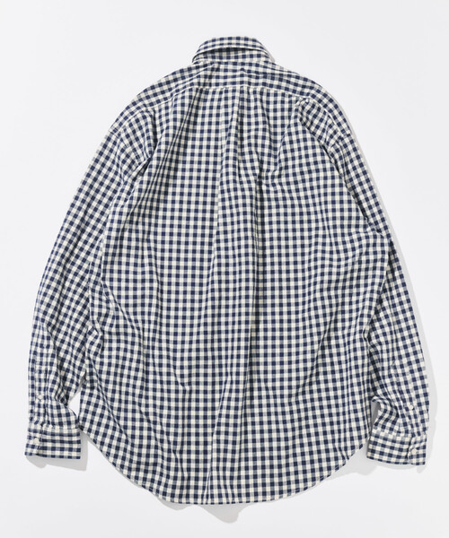 NAUTICA（ノーティカ）の「NAUTICA/ノーティカ ワンウォッシュ ギンガムチェック ロングスリーブ BDシャツ（シャツ/ブラウス・メンズ・ブラック/ネイビー/レッド・LARGE/MEDIUM/X-LARGE）」の7枚目の写真