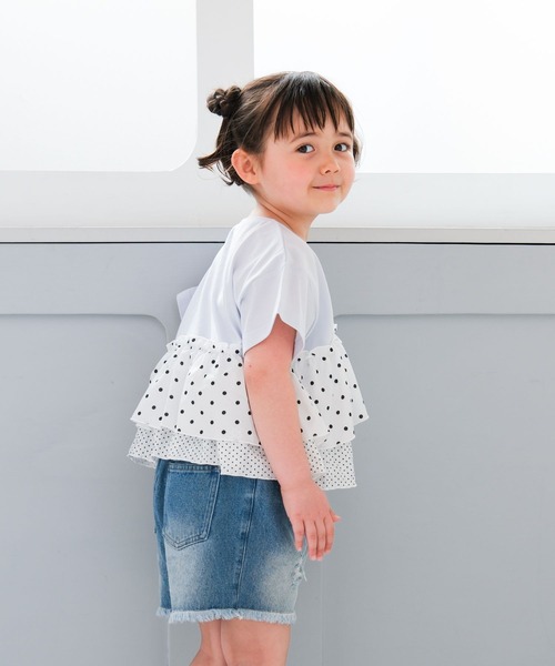 LEPSIM（レプシィム）の「【KIDS】アソートドッキングプルオーバーSS　671743（Tシャツ/カットソー・キッズ・チャコールグレー/ホワイト系その他/ブルー系その他・130/120/140）」の15枚目の写真