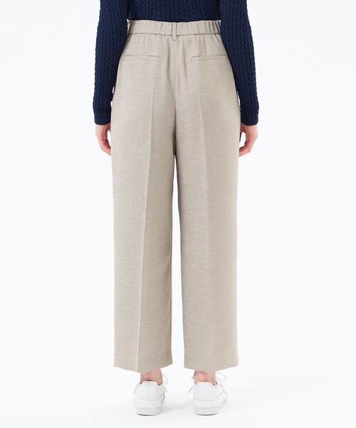 MACKINTOSH PHILOSOPHY(マッキントッシュ フィロソフィー)の「【WEB&一部店舗限定】ドライタッチオックスワイドパンツ(その他パンツ・レディース・ベージュ/ダークネイビー・38/36)」の7枚目の写真