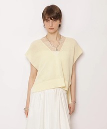 CADUNE コンビネーションシャツニット CADUNE（カデュネ）の「コンビネーションシャツニット（ニット