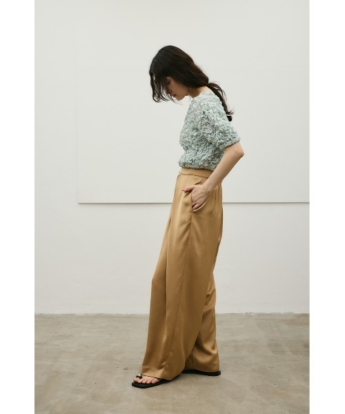 STYLEMIXER(スタイルミキサー)の「【前後2WAY/3色展開】フラッフィーショートトップ(Tシャツ/カットソー・レディース・ブラック/サックスブルー/ホワイト・FREE)」の15枚目の写真