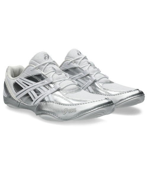 ASICS(アシックス)の「ASICS HYPERSYNC(アシックス ハイパーシンク)(スニーカー・メンズ・シルバー系・29cm/28.5cm/28cm/27.5cm/27cm/26.5cm/26cm/25.5cm/25cm/24.5cm/24cm/23.5cm/23cm)」の1枚目の写真