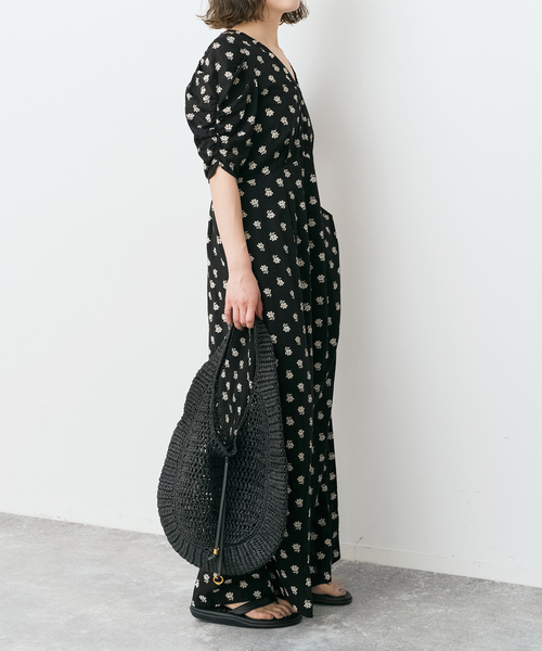 別注 / 》ne Quittez pas / ヌキテパ Cotton Dobby Stripe Flower