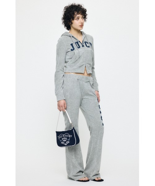 MOUSSY(マウジー)の「JC TERRY CLOTH ジップフ―ディー(スウェット・レディース・グレー/ピンク/ネイビー・FREE)」の6枚目の写真