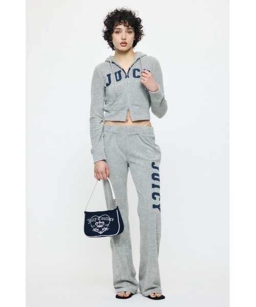MOUSSY(マウジー)の「JC TERRY CLOTH ジップフ―ディー(スウェット・レディース・グレー/ピンク/ネイビー・FREE)」の7枚目の写真