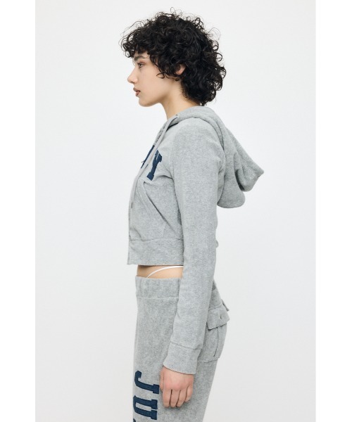 MOUSSY(マウジー)の「JC TERRY CLOTH ジップフ―ディー(スウェット・レディース・グレー/ピンク/ネイビー・FREE)」の10枚目の写真