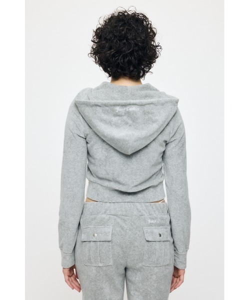 MOUSSY(マウジー)の「JC TERRY CLOTH ジップフ―ディー(スウェット・レディース・グレー/ピンク/ネイビー・FREE)」の11枚目の写真