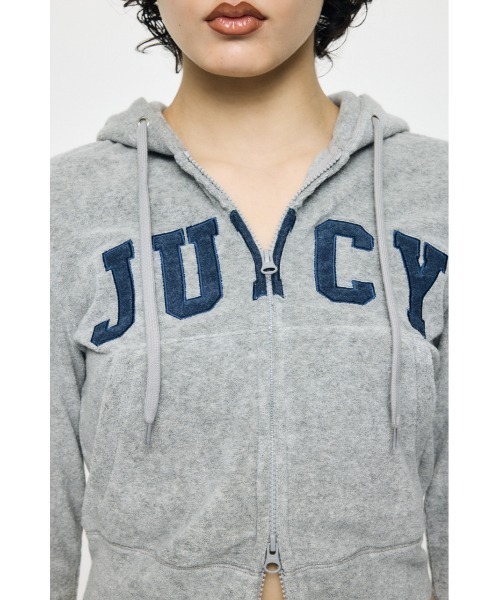 MOUSSY(マウジー)の「JC TERRY CLOTH ジップフ―ディー(スウェット・レディース・グレー/ピンク/ネイビー・FREE)」の12枚目の写真