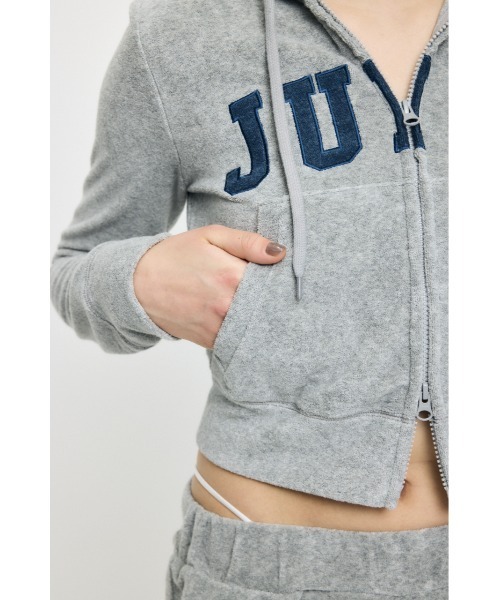 MOUSSY(マウジー)の「JC TERRY CLOTH ジップフ―ディー(スウェット・レディース・グレー/ピンク/ネイビー・FREE)」の15枚目の写真