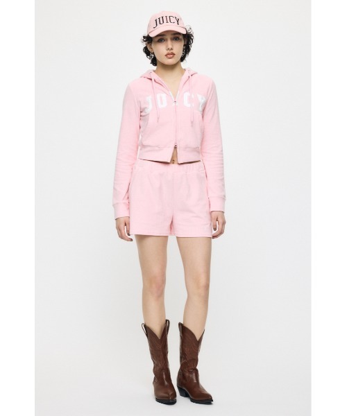 MOUSSY(マウジー)の「JC TERRY CLOTH ジップフ―ディー(スウェット・レディース・グレー/ピンク/ネイビー・FREE)」の20枚目の写真