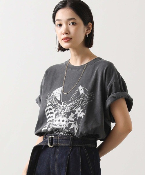GOOD ROCK SPEED(グッドロックスピード)の「EagleロゴT(Tシャツ/カットソー・レディース・チャコールグレー・FREE)」の10枚目の写真
