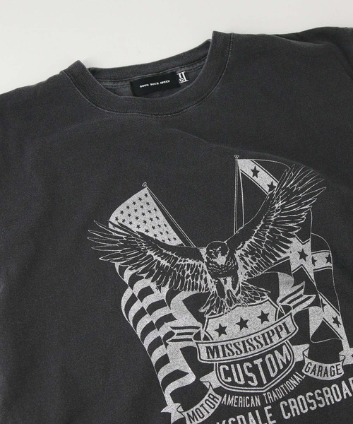 GOOD ROCK SPEED(グッドロックスピード)の「EagleロゴT(Tシャツ/カットソー・レディース・チャコールグレー・FREE)」の16枚目の写真