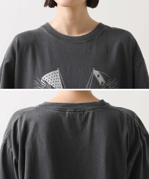 GOOD ROCK SPEED(グッドロックスピード)の「EagleロゴT(Tシャツ/カットソー・レディース・チャコールグレー・FREE)」の13枚目の写真