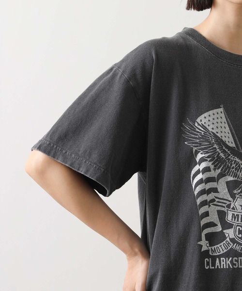 GOOD ROCK SPEED(グッドロックスピード)の「EagleロゴT(Tシャツ/カットソー・レディース・チャコールグレー・FREE)」の15枚目の写真