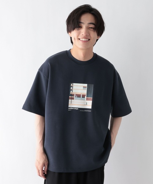 GLOBAL WORK（グローバルワーク）の「ライトクッションCOOLロゴ/670362（Tシャツ/カットソー・メンズ・ホワイト/ホワイト系その他2/チャコールグレー/ネイビー・SMALL/X-LARGE/MEDIUM/LARGE）」の4枚目の写真