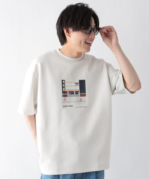 GLOBAL WORK（グローバルワーク）の「ライトクッションCOOLロゴ/670362（Tシャツ/カットソー・メンズ・ホワイト/ホワイト系その他2/チャコールグレー/ネイビー・SMALL/X-LARGE/MEDIUM/LARGE）」の3枚目の写真